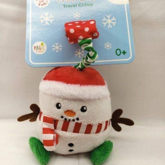 Crinkle Chime Baby Toy Snowman Christmas Kid - Picture 2 of 4